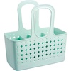 image:imageiDesign Orbz Plastic Bathroom Shower Tote Small Divided College Dorm Shower Caddy for Shampoo Conditioner Soap Cosmetics Beauty Products  BlushMint