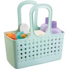 image:imageiDesign Orbz Plastic Bathroom Shower Tote Small Divided College Dorm Shower Caddy for Shampoo Conditioner Soap Cosmetics Beauty Products  BlushMint