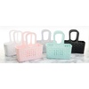 image:imageiDesign Orbz Plastic Bathroom Shower Tote Small Divided College Dorm Shower Caddy for Shampoo Conditioner Soap Cosmetics Beauty Products  BlushWhite