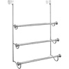 image:imageiDesign Over the Door Towel Rack The York Collection 15 x 7 x 228 Brushed NickelBrushed Nickel