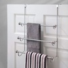 image:imageiDesign Over the Door Towel Rack The York Collection 15 x 7 x 228 Brushed NickelBrushed Nickel