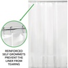 image:imageiDesign PEVA Mold and Mildew Resistant Plastic Shower Curtain Liner for Use Alone or With Fabric Curtain Set of 2 72 x 72 White  Mold and Mildew Resistant Plastic Use Alone or With Fabric CurtainFrost
