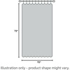 image:imageiDesign PEVA Shower Curtain Liner Plastic Shower Curtain for use Alone or With Fabric Curtain  Sand