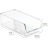 image:imageiDesign Pantry Bin for Kitchen or Cabinet Storage Set of 4 ClearPack of 1