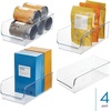 image:imageiDesign Pantry Bin for Kitchen or Cabinet Storage Set of 4 ClearPack of 4