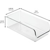 image:imageiDesign Pantry Bin for Kitchen or Cabinet Storage Set of 4 ClearPack of 4
