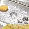 image:imageiDesign Pebblz Kitchen Sink Protector Mat Graphite  01 x 136 x 107Clear
