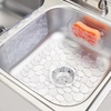 image:imageiDesign Pebblz Kitchen Sink Protector Mat Graphite  01 x 136 x 107Clear