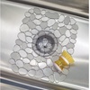 image:imageiDesign Pebblz Kitchen Sink Protector Mat Graphite  01 x 136 x 107Clear