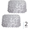 image:imageiDesign Pebblz Kitchen Sink Protector Mat Graphite  01 x 136 x 107Graphite