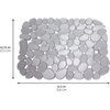 image:imageiDesign Pebblz Kitchen Sink Protector Mat Graphite  01 x 136 x 107Graphite