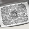image:imageiDesign Pebblz Large Plastic Sink Grid NonSkid Dish Protector Mat for Kitchen Bathroom Basement Garage 1175 X 1575 Gray  NonSkid Dish Protector Mat For Kitchen Bathroom Basement GarageGray