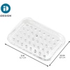 image:imageiDesign Plastic Bar Soap Holder for Bathroom Shower Set of 1 Rectangle  For Bathroom Shower Rectangle