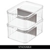 image:imageiDesign Plastic Crisp Divided Fruit and Vegetable Storage with Easy to Grip Integrated Handles Designed to Keep Food Fresh Longer 832 x 632 x 376 2 Section  Easy to Grip Integrated Handles Keeps Food Fresh LongerPack of 6