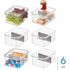 image:imageiDesign Plastic Crisp Divided Fruit and Vegetable Storage with Easy to Grip Integrated Handles Designed to Keep Food Fresh Longer 832 x 632 x 376 2 Section  Easy to Grip Integrated Handles Keeps Food Fresh LongerPack of 6