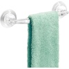 image:imageiDesign Plastic Power Lock Suction Shower Shaving Razor Holder FogFree Bathroom or Tub 6 x 2 x 7 MirrorRound  For Shaving with Razor Hook PowerLock Suction Shaving Mirror or Makeup MirrorTowel Bar