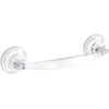 image:imageiDesign Plastic Power Lock Suction Shower Shaving Razor Holder FogFree Bathroom or Tub 6 x 2 x 7 MirrorRound  For Shaving with Razor Hook PowerLock Suction Shaving Mirror or Makeup MirrorTowel Bar