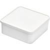 image:imageiDesign Plastic Small Round Divided Storage Container Green Tint  Fridge and Freezer SafeCoconut