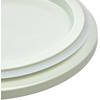 image:imageiDesign Plastic Small Round Divided Storage Container Green Tint  Fridge and Freezer SafeGreen Tint