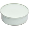 image:imageiDesign Plastic Small Round Divided Storage Container Green Tint  Fridge and Freezer SafeGreen Tint
