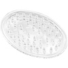 image:imageiDesign Plastic Soap Dish Soap Saver and Kitchen Sponge Holder  Set of 3 075 x 325 x 475 Clear  For Kitchen For BathClear