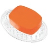 image:imageiDesign Plastic Soap Dish Soap Saver and Kitchen Sponge Holder  Set of 3 075 x 325 x 475 Clear  For Kitchen For BathClear