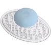 image:imageiDesign Plastic Soap Dish Soap Saver and Kitchen Sponge Holder  Set of 3 075 x 325 x 475 Clear  For Kitchen For BathClear Pack of 12