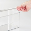 image:imageiDesign Plastic Stackable HingedLid Storage Box Set of 6 Clear  For Kitchen For Bathroom For OfficePack of 1