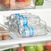image:imageiDesign Plastic Stackable Pantry Bin Clear  Storage Bin with Handles For Cabinets or FridgeCombo Pack