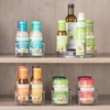 image:imageiDesign Plastic Stackable Pantry Bin Clear  Storage Bin with Handles For Cabinets or FridgePack of 2