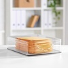 image:imageiDesign Plastic Stackable Pantry Bin Set of 2 Clear  Storage Bin with Handles For Cabinets or FridgePack of 1