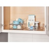 image:imageiDesign Plastic Stackable Pantry Bin Set of 2 Clear  Storage Bin with Handles For Cabinets or FridgePack of 4