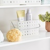 image:imageiDesign Portable Shower Caddy Basket with Handle for College Dorm or Bathroom  Frost  Made in USAStorage Basket