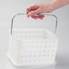image:imageiDesign Portable Shower Caddy Basket with Handle for College Dorm or Bathroom  Frost  Made in USAStorage Basket