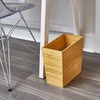 image:imageiDesign Rectangular Bamboo Waste Basket The Formbu Collection  105 x 575 x 10 Natural Wood Finish  Natural Wood FinishPack of 1