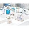 image:imageiDesign Refillable Liquid Soap Dispenser for Bathroom or Kitchen Countertop  ClearBrushed NickelPack of 1
