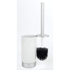 image:imageiDesign Sedona Ceramic Toothbrush and Toothpaste Holder for Bathroom Vanity Countertop or Medicine Cabinet 575 x 310 x 449 Satin WhiteNickel  For Bathroom Vanity Countertop or Medicine CabinetBowl Brush