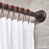 image:imageiDesign Shower Curtain Rings Set of 12 Bronze  Smooth Gliding Curtain RingsBronze