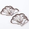 image:imageiDesign Shower Curtain Rings Set of 12 Bronze  Smooth Gliding Curtain RingsBronze