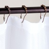image:imageiDesign Shower Curtain Rings Set of 12 Bronze  Smooth Gliding Curtain RingsBronze