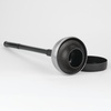 image:imageiDesign Slim Toilet Bowl Brush and Holder for Bathroom Storage  WhiteBrushed Stainless Steel 1 x Toilet Brush  Bathroom StorageBlack