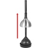 image:imageiDesign Slim Toilet Bowl Brush and Holder for Bathroom Storage  WhiteBrushed Stainless Steel 1 x Toilet Brush  Bathroom StorageBlack