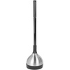 image:imageiDesign Slim Toilet Bowl Brush and Holder for Bathroom Storage  WhiteBrushed Stainless Steel 1 x Toilet Brush  Bathroom StorageBlack