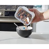 image:imageiDesign Small Airtight Canister with Removable Pour Cap Set of 4 White  For Pantry StoragePack of 2