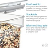 image:imageiDesign Small Food Storage Bin with Airtight Lid for Kitchen or Pantry Storage  Set of 4  ClearPack of 1
