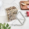 image:imageiDesign Small Food Storage Bin with Airtight Lid for Kitchen or Pantry Storage  Set of 4  ClearPack of 1