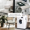 image:imageiDesign Small Round Bathroom Trash Can  Ideal for Bathroom or Office Set of 4 Black Made in USABlack