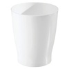 image:imageiDesign Small Round Bathroom Trash Can  Ideal for Bathroom or Office Set of 4 Black Made in USAWhite