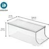 image:imageiDesign Soda Can Organizer with Lid Clear  Clear For Pantry or Refrigerator Made in USAPack of 1