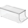 image:imageiDesign Soda Can Organizer with Lid Clear  Clear For Pantry or Refrigerator Made in USAPack of 2